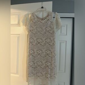 Francesca’s White Lace Dress